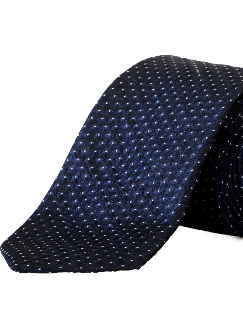 Hugo Boss Men's "Tie 6 cm" Multi-Color Geometric Print Silk Tie